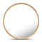 Modern European furniture - Oak Round Wall Mirror - www.oroa.com