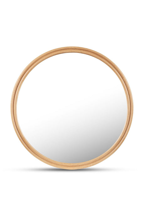 Modern European furniture - Oak Round Wall Mirror - www.oroa.com