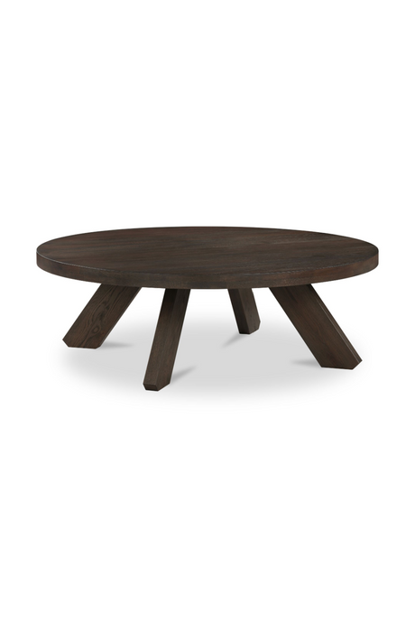 Modern European furniture - Solid Oak Round Coffee Table - www.oroa.com
