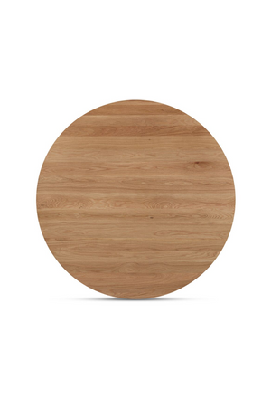 Solid Oak Round Coffee Table | Novi Living Alden | Oroa.com