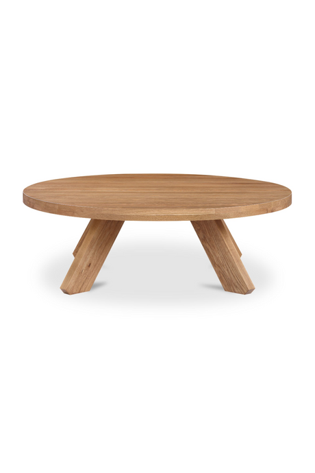 Modern European furniture - Solid Oak Round Coffee Table - www.oroa.com