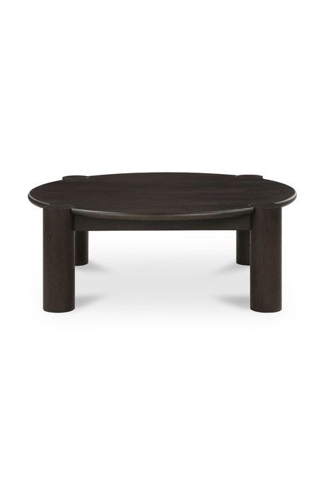 Modern European furniture - 3-Legged Solid Oak Coffee Table - www.oroa.com