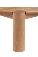 Modern European furniture - 3-Legged Solid Oak Coffee Table - www.oroa.com