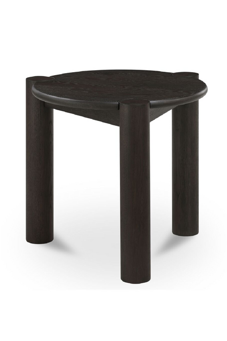 Modern European furniture - 3-Legged Solid Oak Side Table - www.oroa.com