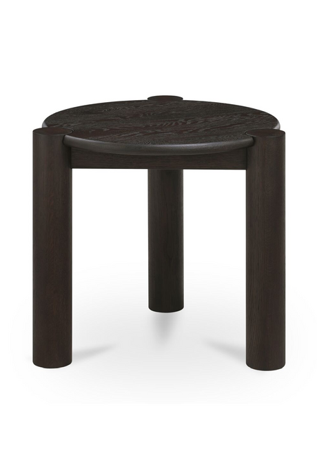 Modern European furniture - 3-Legged Solid Oak Side Table - www.oroa.com