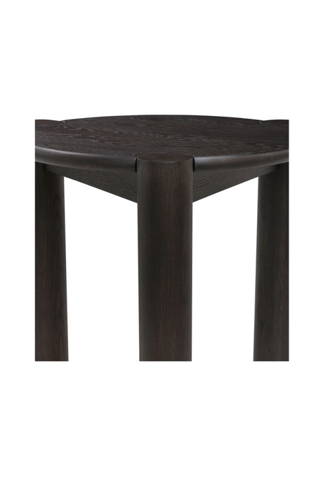 Modern European furniture - 3-Legged Solid Oak Side Table - www.oroa.com