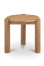 Modern European furniture - 3-Legged Solid Oak Side Table - www.oroa.com