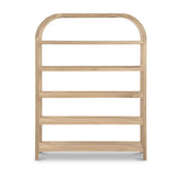 Solid Oak Arched Bookcase | Novi Living Eero