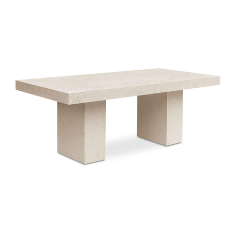 Modern European furniture - Concrete Outdoor Dining Table - www.oroa.com