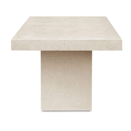 Modern European furniture - Concrete Outdoor Dining Table - www.oroa.com