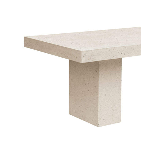 Modern European furniture - Concrete Outdoor Dining Table - www.oroa.com