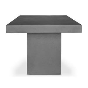   Modern European furniture - Gray Concrete Outdoor Dining Table - www.oroa.com | Oroa.com