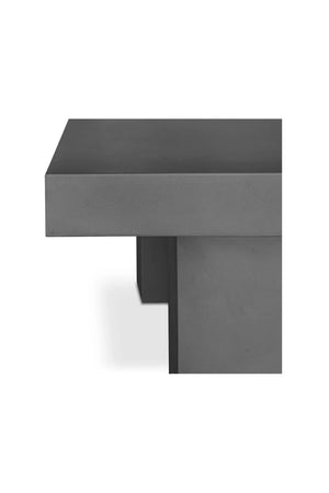 Modern European furniture - Gray Concrete Outdoor Dining Table - www.oroa.com