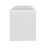 Modern European furniture - White Concrete Outdoor Bench - www.oroa.com