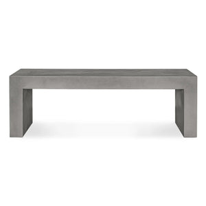   Modern European furniture - 3-Seater Concrete Indoor/Outdoor Bench - www.oroa.com | Oroa.com