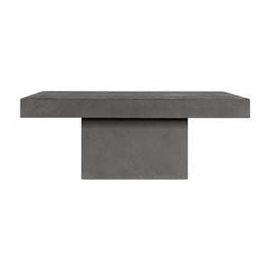   Modern European furniture - Gray Concrete Outdoor Coffee Table - www.oroa.com | Oroa.com