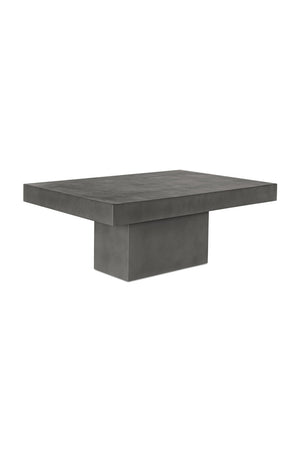 Gray Concrete Outdoor Coffee Table | Novi Living Maxima | Oroa.com
