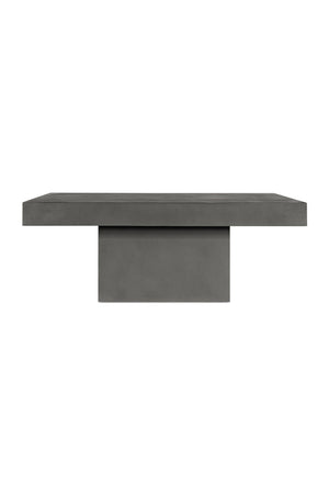 Gray Concrete Outdoor Coffee Table | Novi Living Maxima | Oroa.com