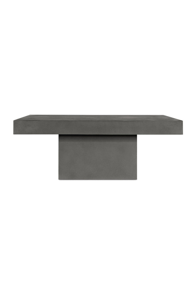 Gray Concrete Outdoor Coffee Table | Novi Living Maxima | Oroa.com