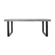 Modern European furniture - Gray Cement Indoor/Outdoor Dining Table L - www.oroa.com