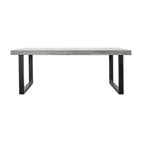   Modern European furniture - Gray Cement Indoor/Outdoor Dining Table L - www.oroa.com | Oroa.com