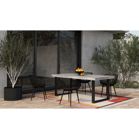 Modern European furniture - Gray Cement Indoor/Outdoor Dining Table L - www.oroa.com