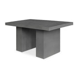 Modern European furniture - Pillar-Legged Indoor/Outdoor Dining Table - www.oroa.com