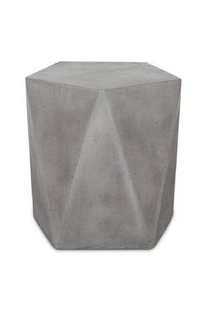Modern European furniture - Gray Outdoor Concrete Stool - www.oroa.com
