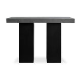 Modern European furniture - Gray Concrete Outdoor Bar Table - www.oroa.com