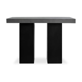 Modern European furniture - Gray Concrete Outdoor Bar Table - www.oroa.com