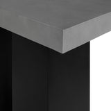 Modern European furniture - Gray Concrete Outdoor Bar Table - www.oroa.com