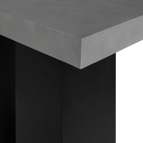 Modern European furniture - Gray Concrete Outdoor Bar Table - www.oroa.com
