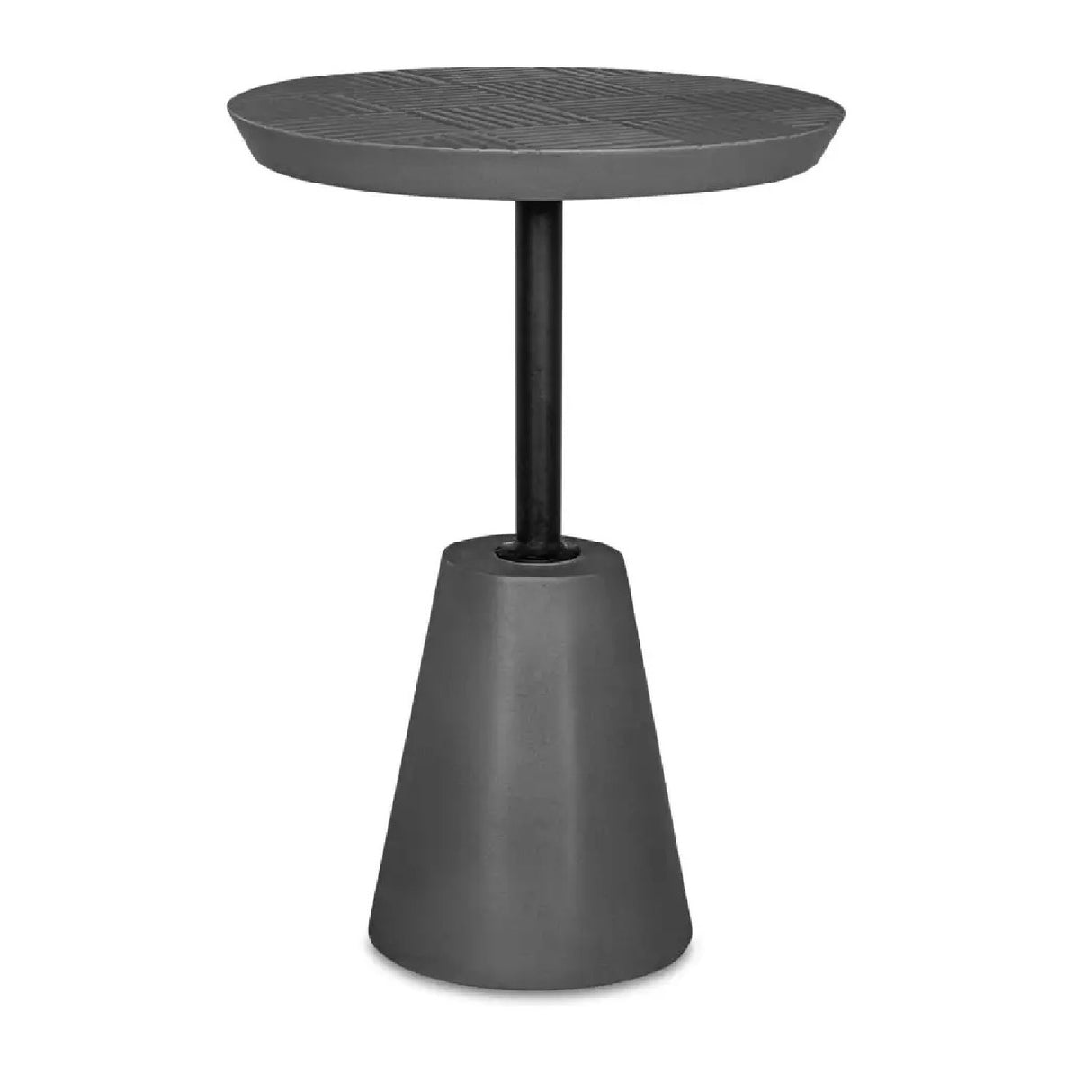 Modern European furniture - Round Textured Indoor/Outdoor Side Table - www.oroa.com