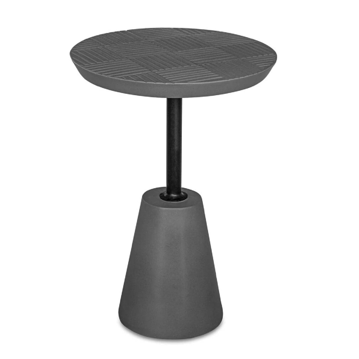 Modern European furniture - Round Textured Indoor/Outdoor Side Table - www.oroa.com