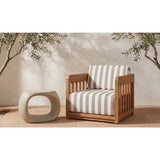 Modern European furniture - Carved Concrete Indoor/Outdoor Stool - www.oroa.com