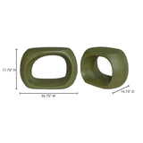 Modern European furniture - Carved Concrete Indoor/Outdoor Stool - www.oroa.com