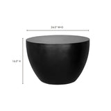 Modern European furniture - Round Indoor/Outdoor Side Table - www.oroa.com