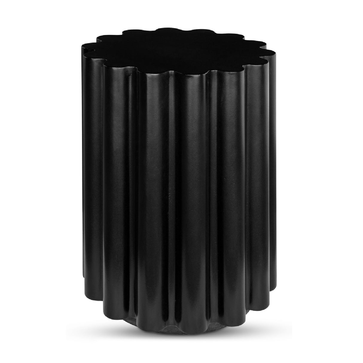 Modern European furniture - Scalloped Indoor/Outdoor Accent Table - www.oroa.com