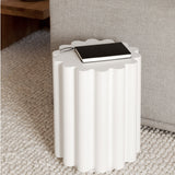 Modern European furniture - Scalloped Indoor/Outdoor Accent Table - www.oroa.com
