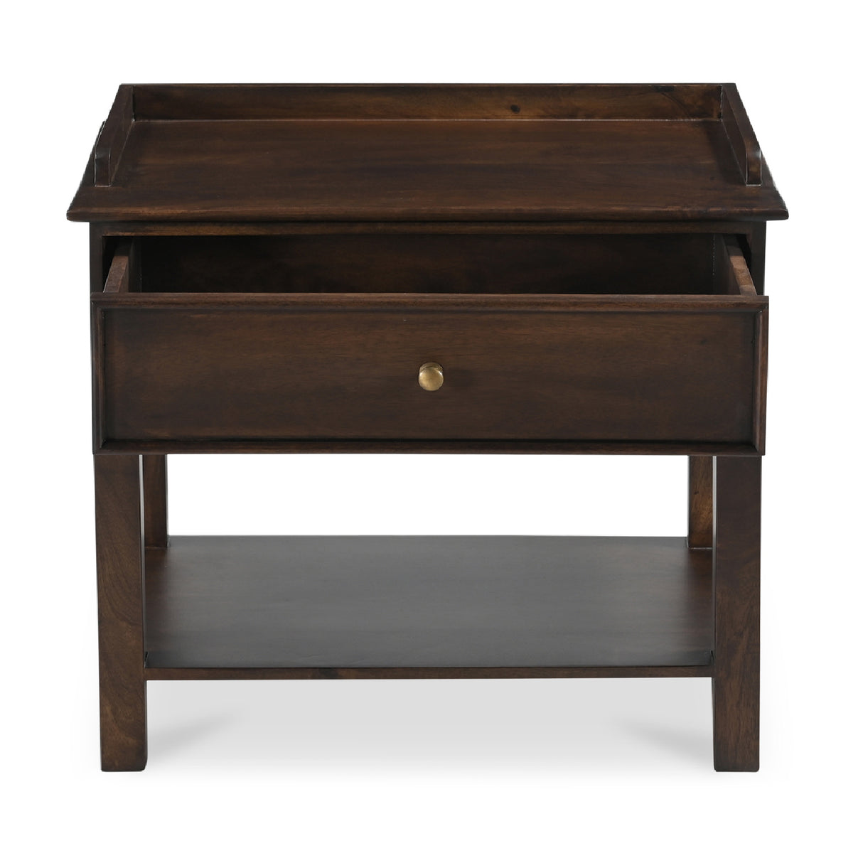 Modern European furniture - Brown Mango Wood Nightstand - www.oroa.com