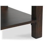 Modern European furniture - Brown Mango Wood Nightstand - www.oroa.com