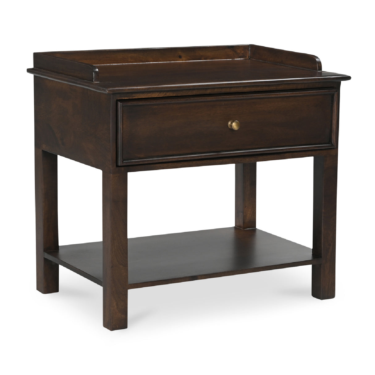 Modern European furniture - Brown Mango Wood Nightstand - www.oroa.com