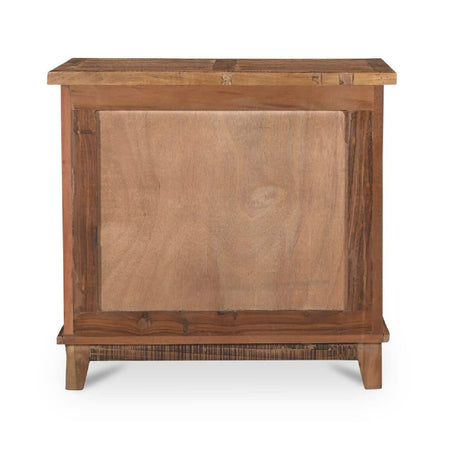 Modern or European furniture - Vintage Wooden 2-Drawer Nightstand - www.oroa.com