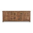 Modern or European furniture - Vintage Wooden 4-Door Sideboard - www.oroa.com