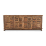 Modern or European furniture - Vintage Wooden 4-Door Sideboard - www.oroa.com