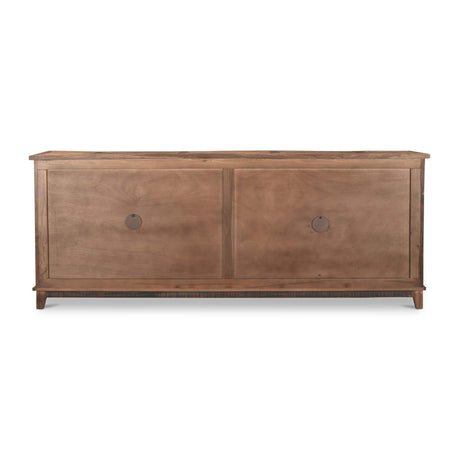 Modern or European furniture - Vintage Wooden 4-Door Sideboard - www.oroa.com