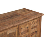 Modern or European furniture - Vintage Wooden 4-Door Sideboard - www.oroa.com