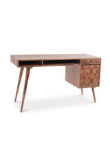 Modern European furniture - Sheesham Wood 2-Drawer Desk - www.oroa.com