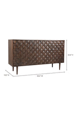 Modern European furniture - 3-Door Wood Sideboard - www.oroa.com