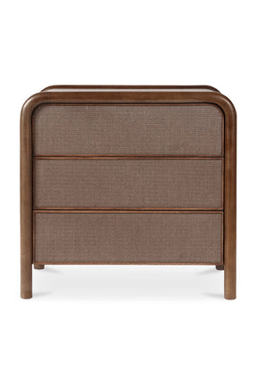 Tatami Mat 3-Drawer Nightstand | Novi Living Rye | Oroa.com